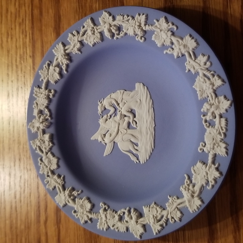 Wedgwood Pale Blue Jasperware Trinket Dish